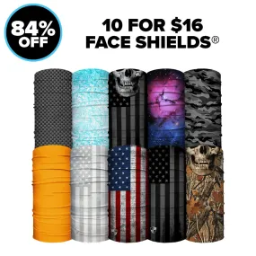 10 FACE SHIELDS® FOR $16