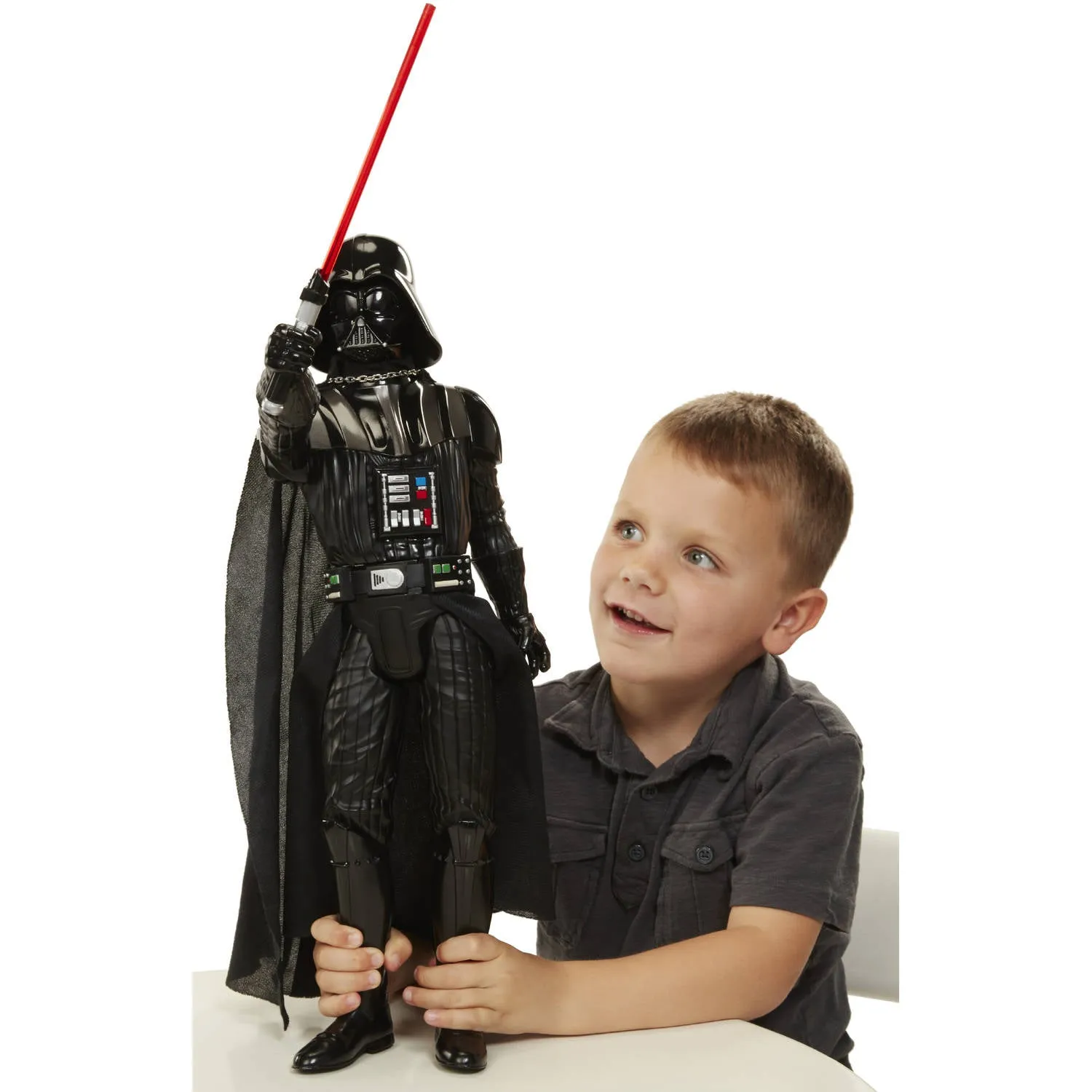 20" Inch Tall Star Wars Big-Figs DELUXE Darth Vader (Light Up & SFX) LED LIMITED EDITION