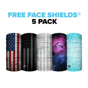 5 FREE FACE SHIELDS®