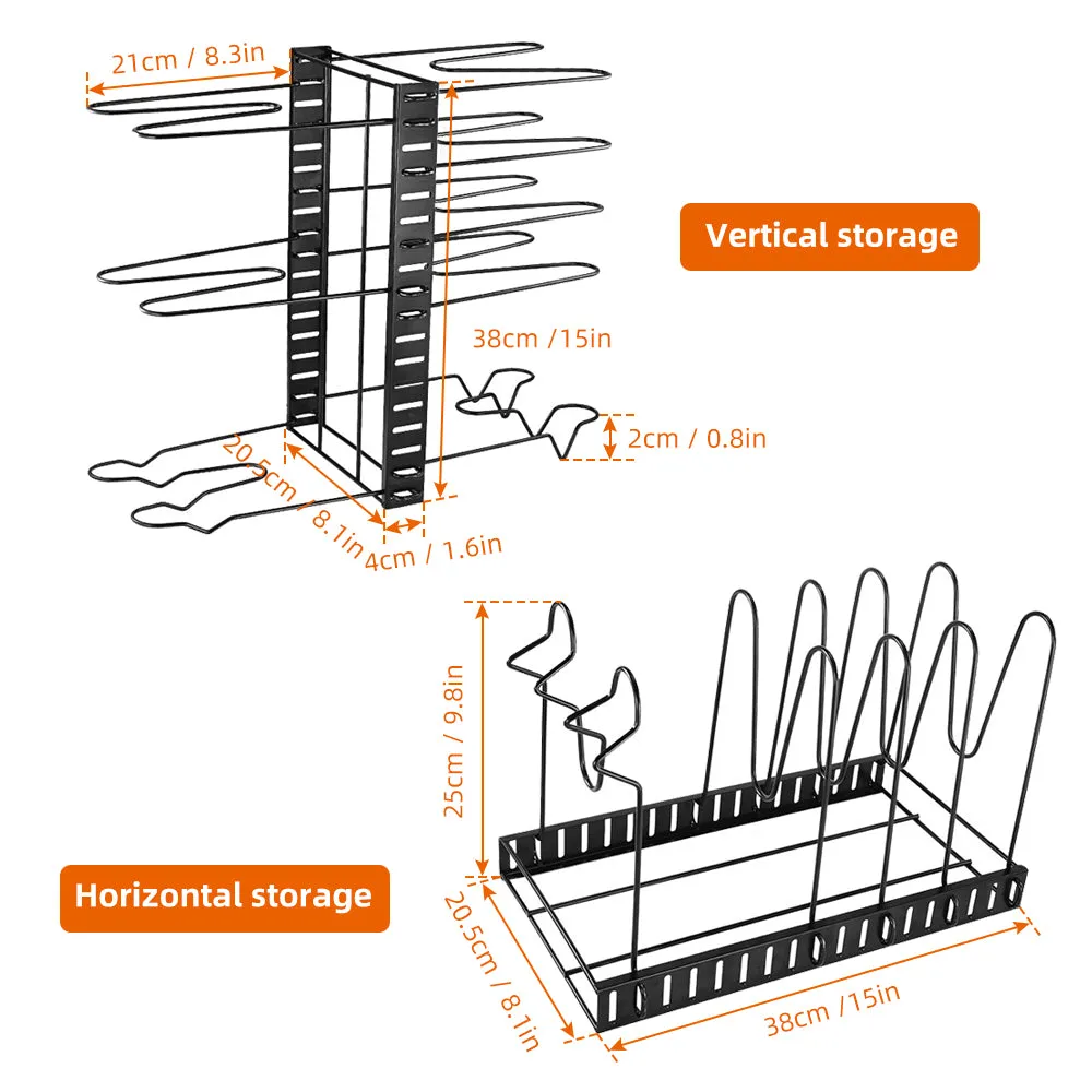 8 Tier Pot & Pan Rack