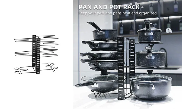 8 Tier Pot & Pan Rack