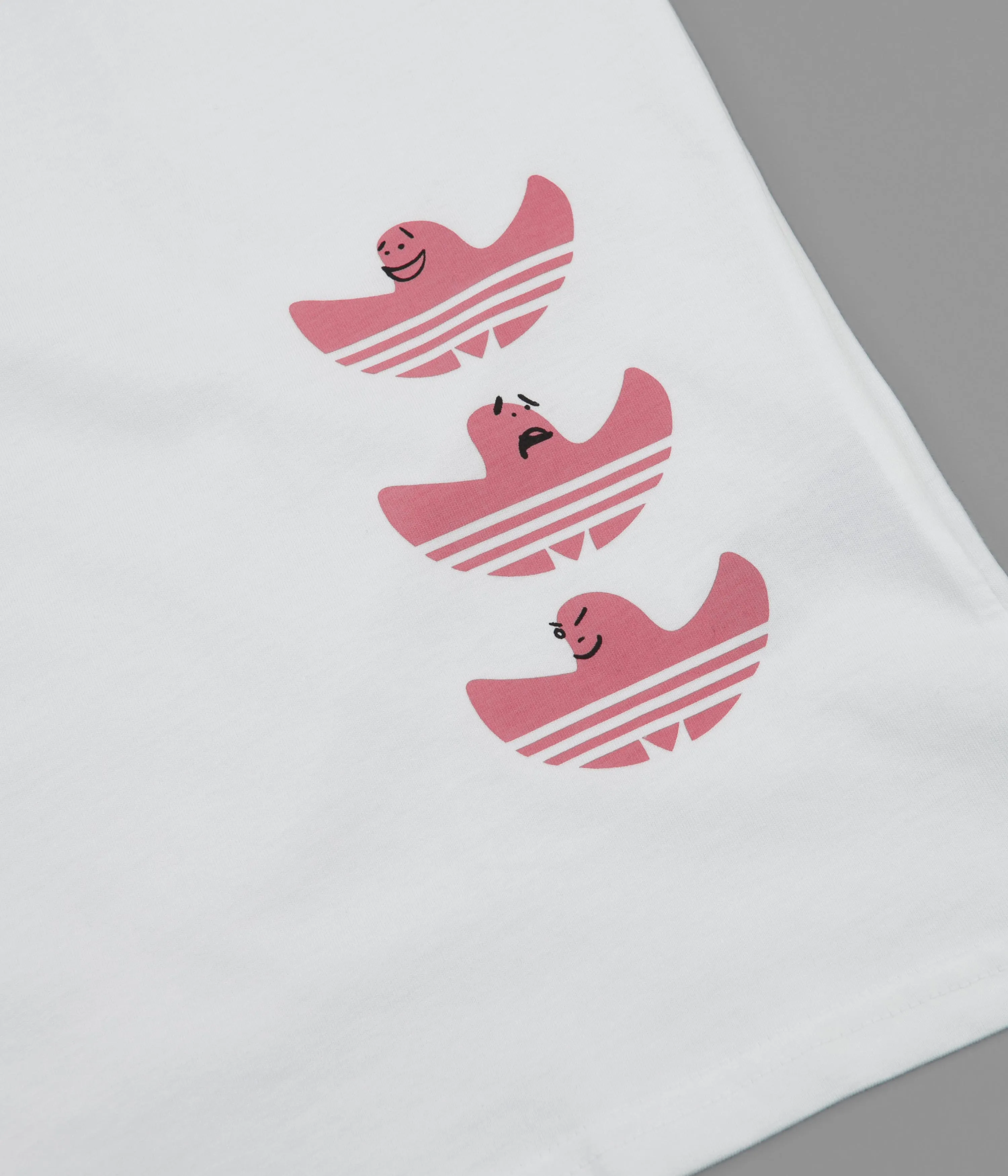 Adidas Drawn Shmoofoil T-Shirt - White / Rose Tone