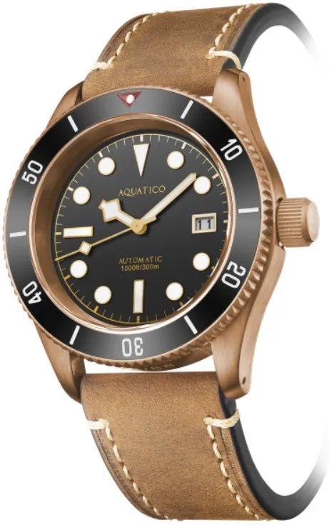 Aquatico Bronze Sea Star Black Ceramic Bezel