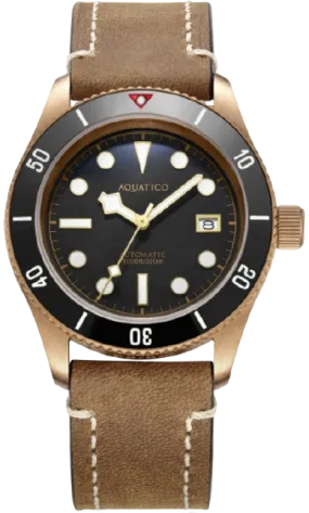 Aquatico Bronze Sea Star Black Ceramic Bezel