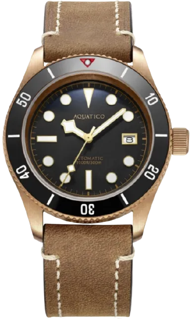 Aquatico Bronze Sea Star Black Ceramic Bezel