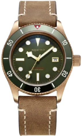 Aquatico Bronze Sea Star Green Ceramic Bezel