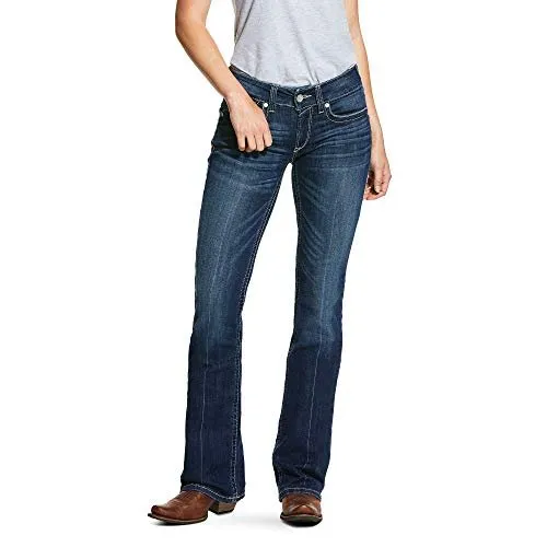 Ariat Women's R.e.a.l. Mid Rise Stretch Firebird Boot Cut Jean