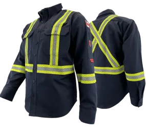 Atlas Guardian® Hi-Vis FR / AR Work Shirt 404STNB