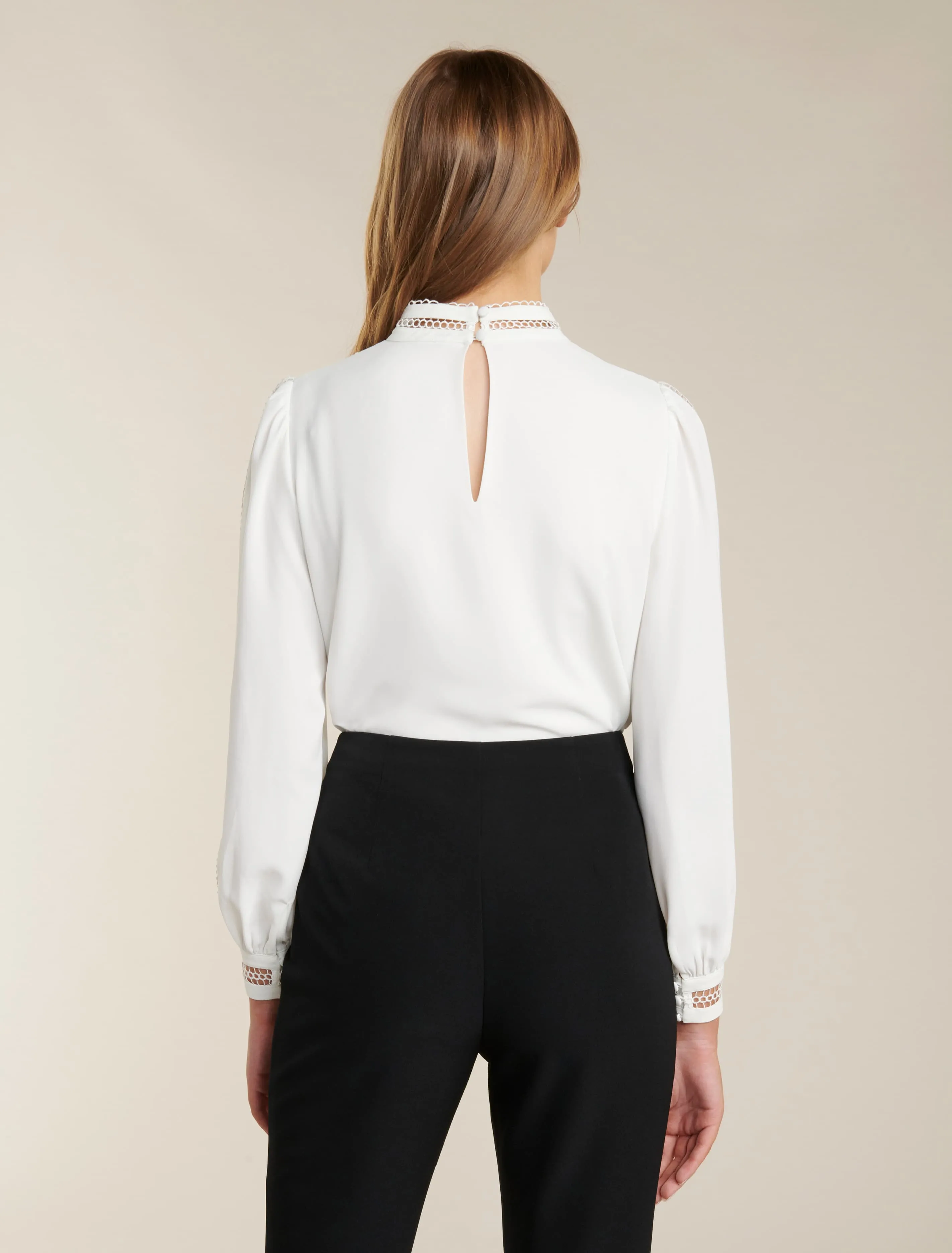 Aurora Petite Trim Detail Blouse