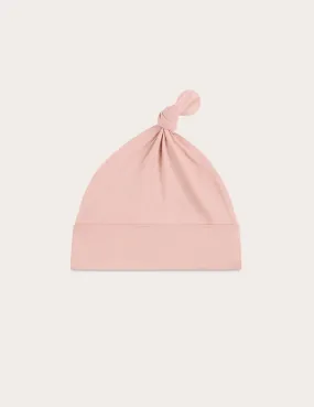 Baby Knotted Beanie - Dusty Pink