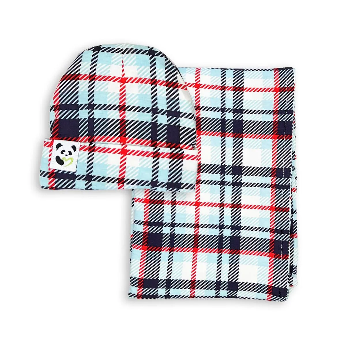 Bamboo Swaddle & Beanie Set