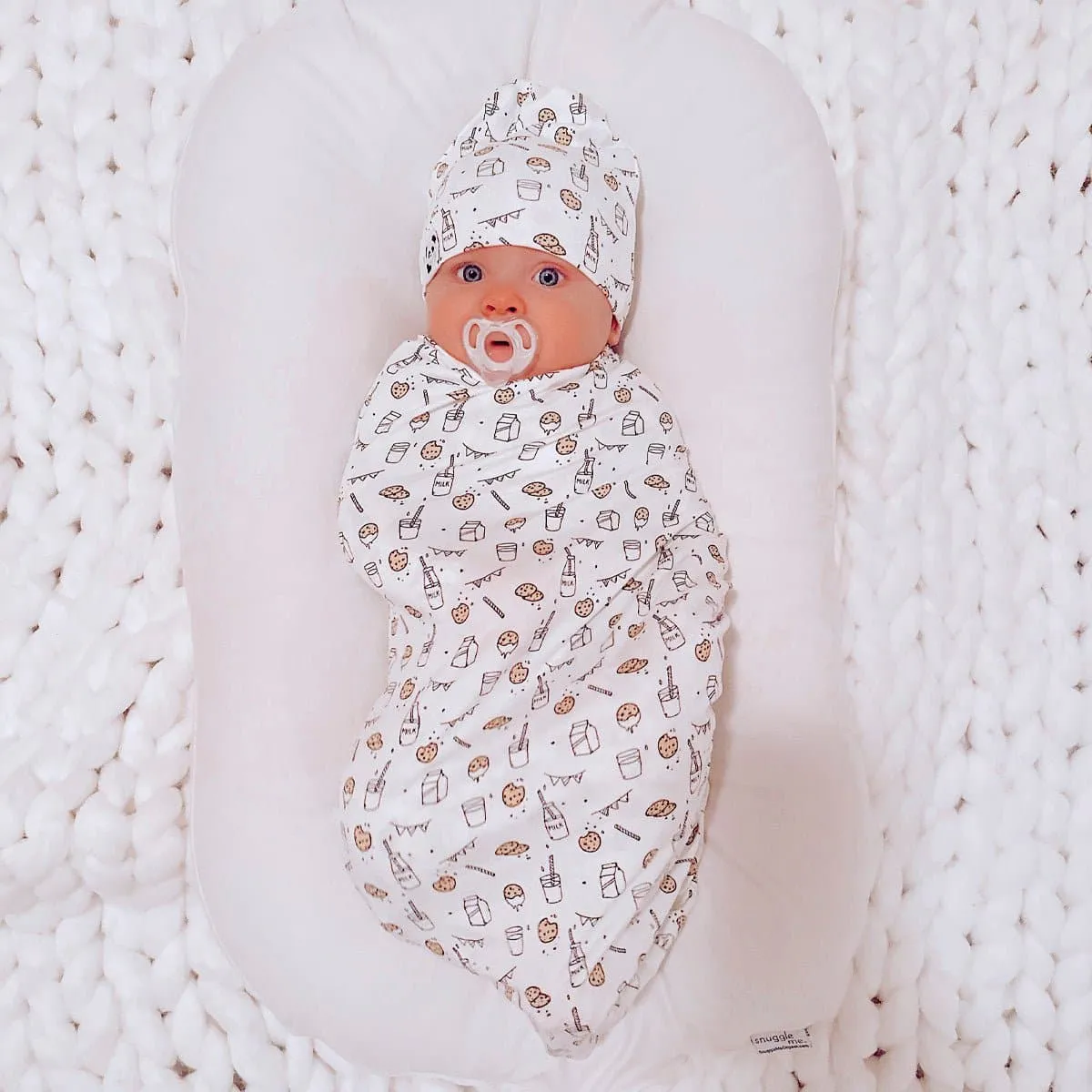 Bamboo Swaddle & Beanie Set