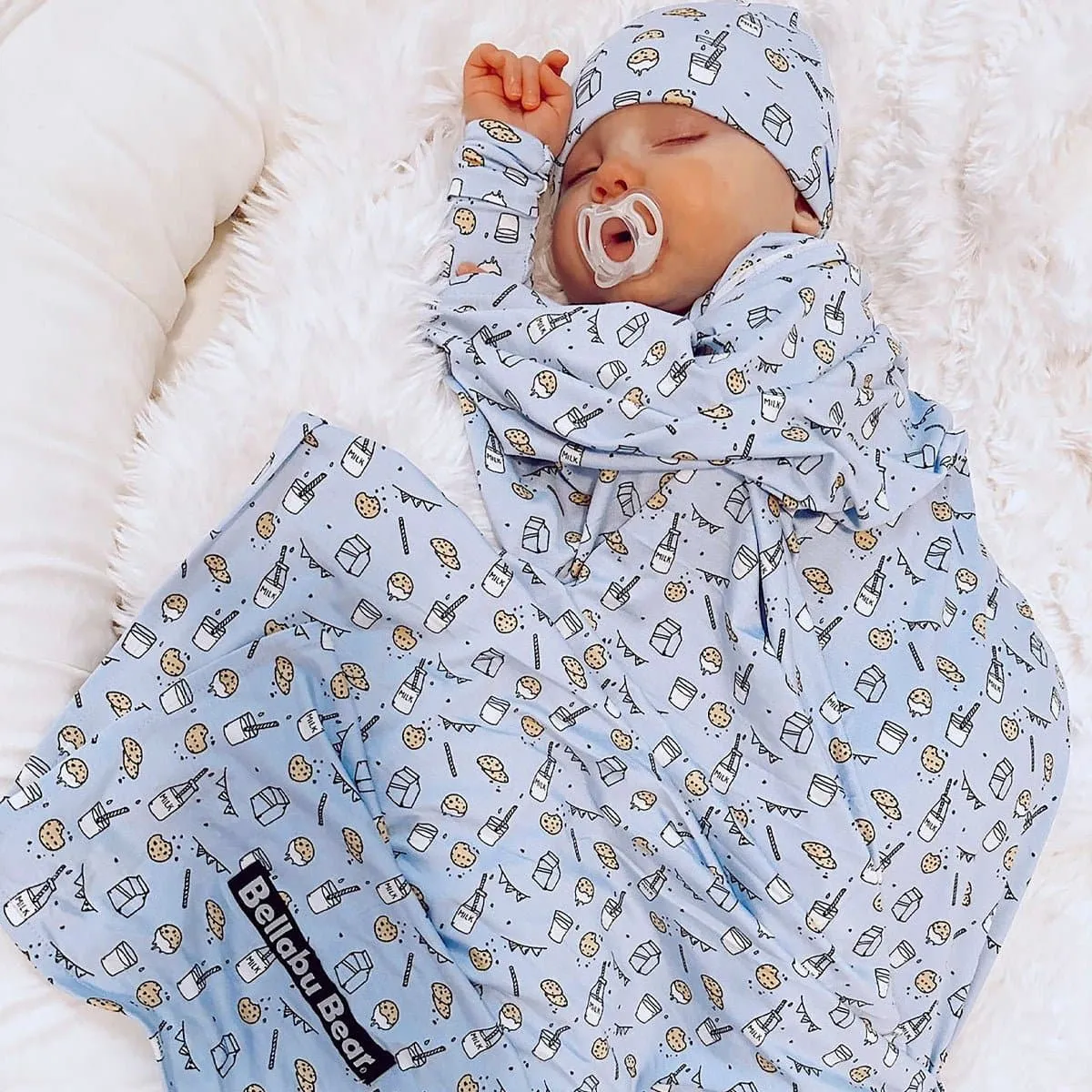 Bamboo Swaddle & Beanie Set