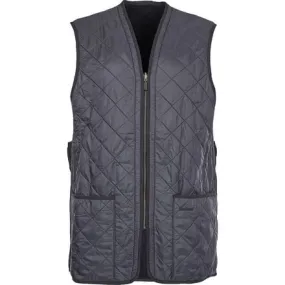 Barbour Men's Polarquilt Waistcoat Zip Lined Vest, Navy