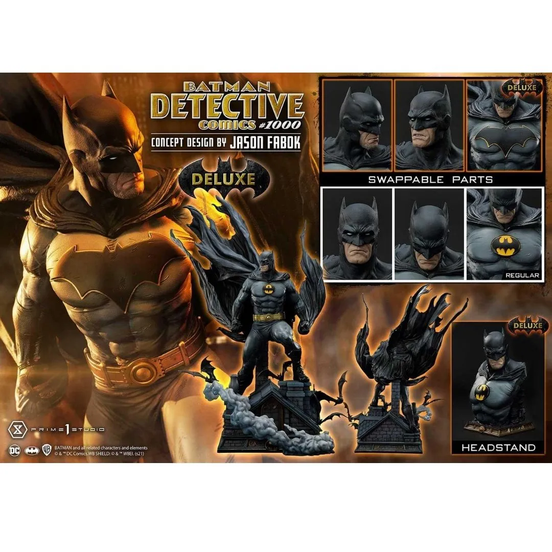 Batman Detective Comics #1000 Batman (Deluxe Bonus Version) 1/3rd Scale Figure by Prime 1 Studios