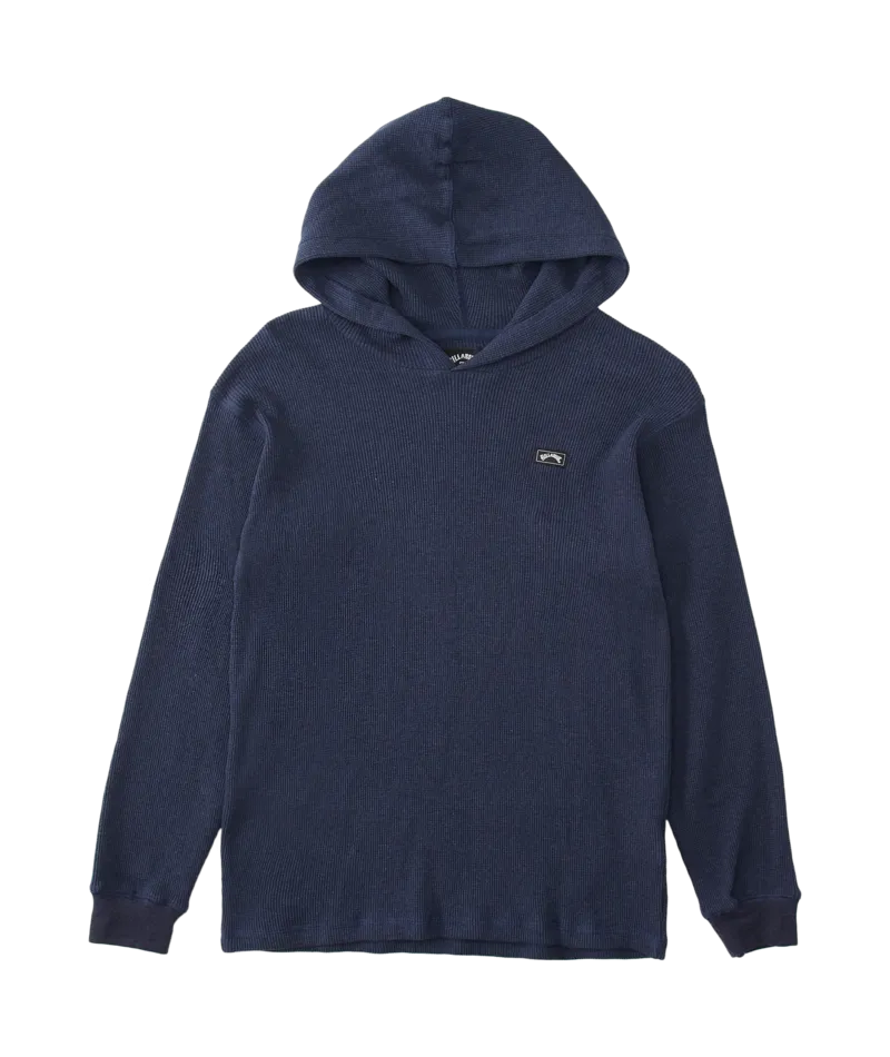 Billabong Boy's Keystone Pullover L/S Shirt-Deep Blue