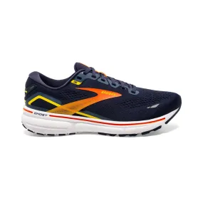 Brooks Ghost 15 (Mens) - Peacoat/Red/Yellow