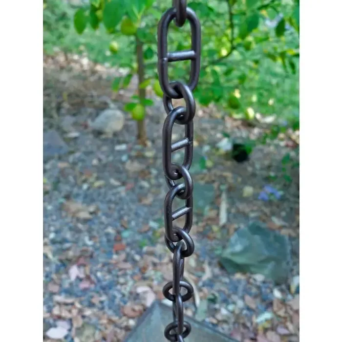 Cast Aluminum Anchor Link Chain- Bronze powder Coat