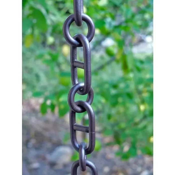 Cast Aluminum Anchor Link Chain- Bronze powder Coat