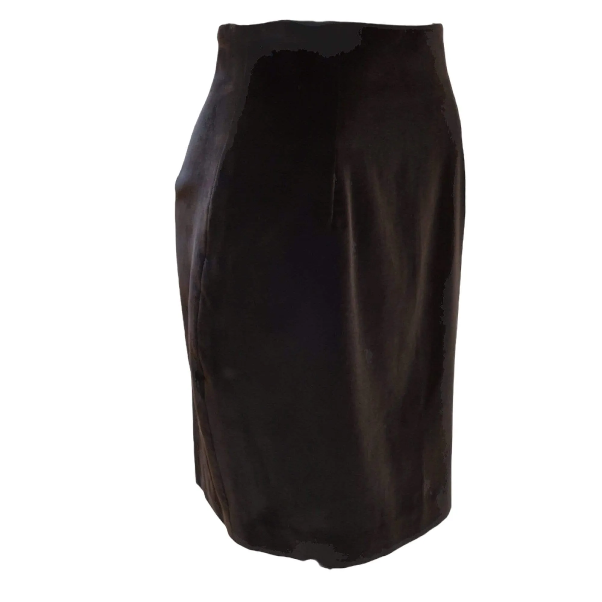 Chantal Thomass Black Velvet Pencil Skirt