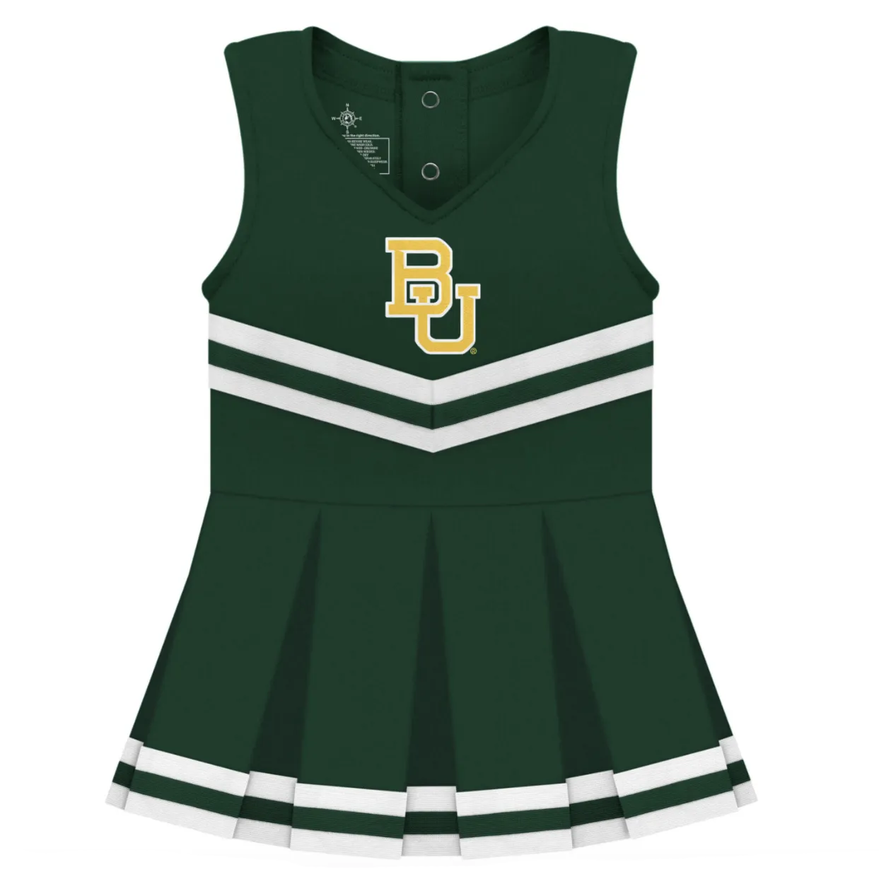 Cheer Dress Bodysuit | Baylor University Green