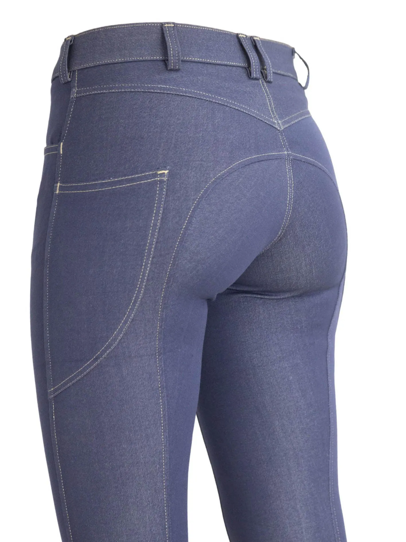 Denim Jodhpurs With or Without Silicone Seat