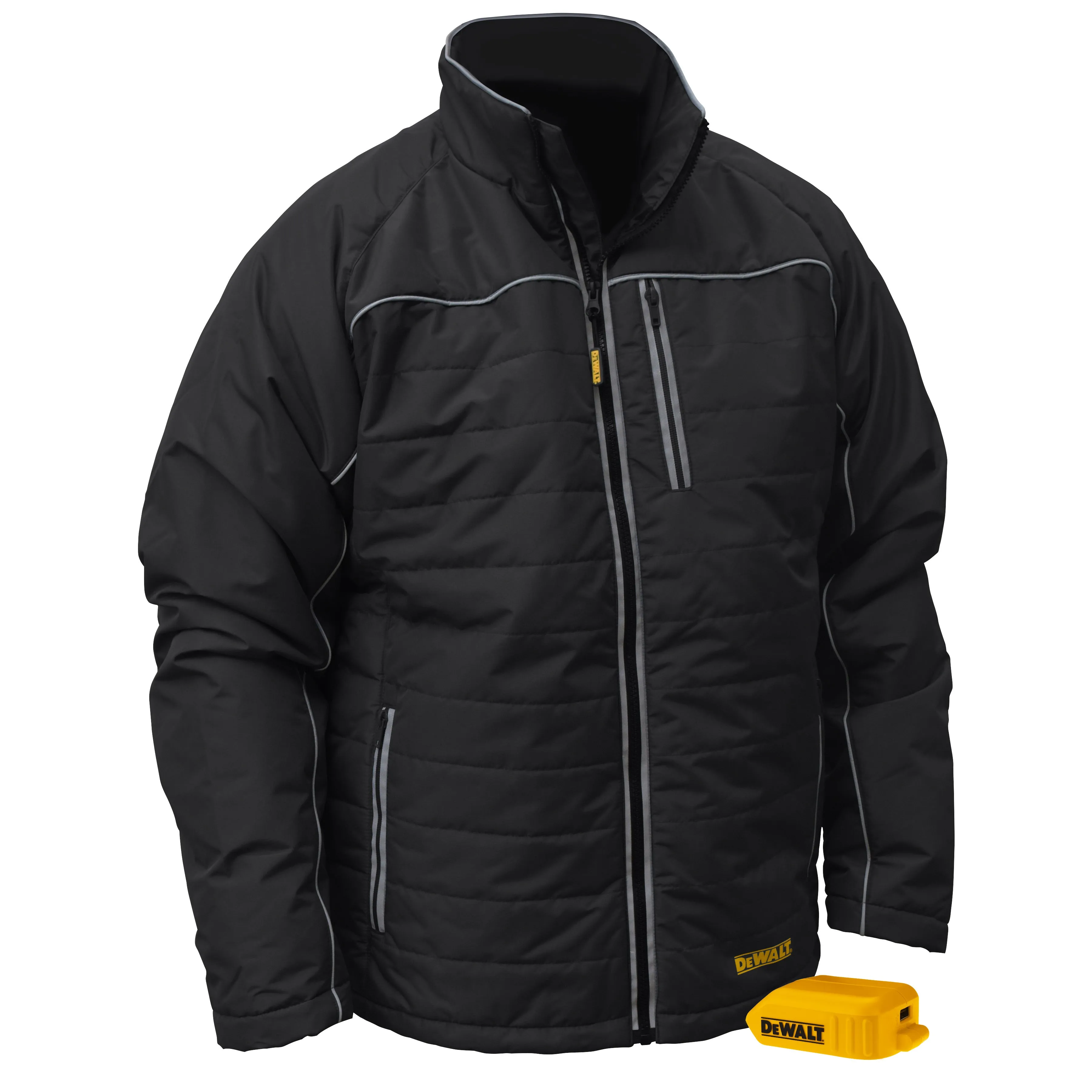 DeWalt DCHJ075B Black Quilted Heated Jacket (Bare)