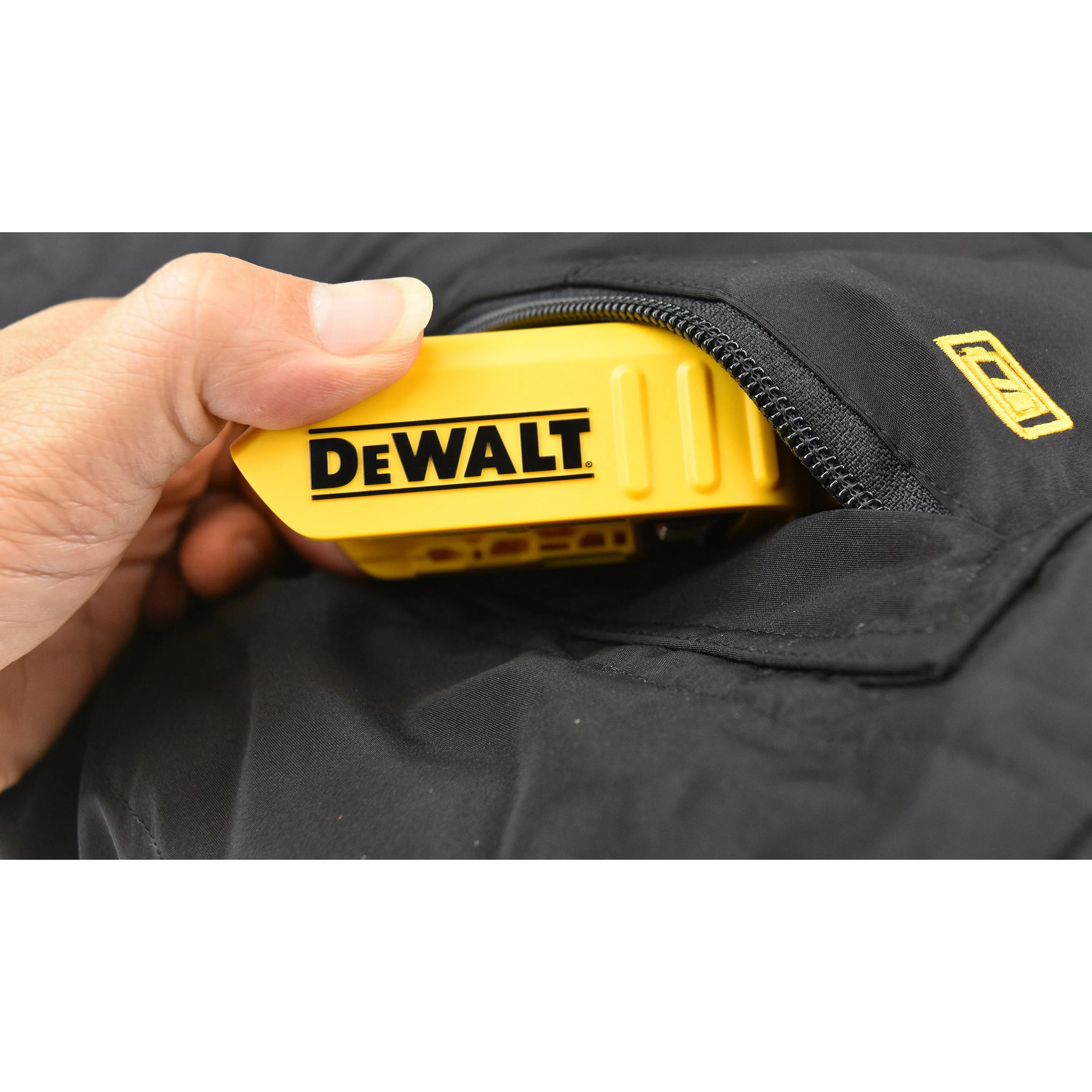 DeWalt DCHJ075B Black Quilted Heated Jacket (Bare)