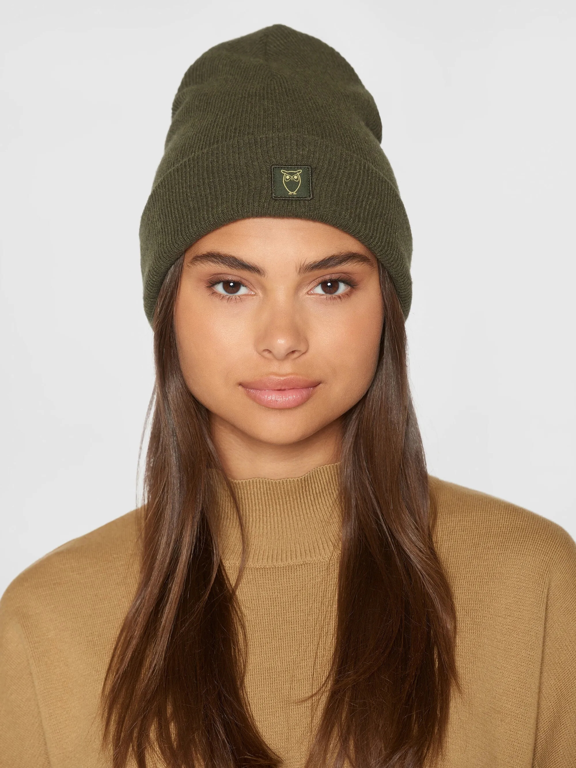 Double layer wool beanie - Forrest Night