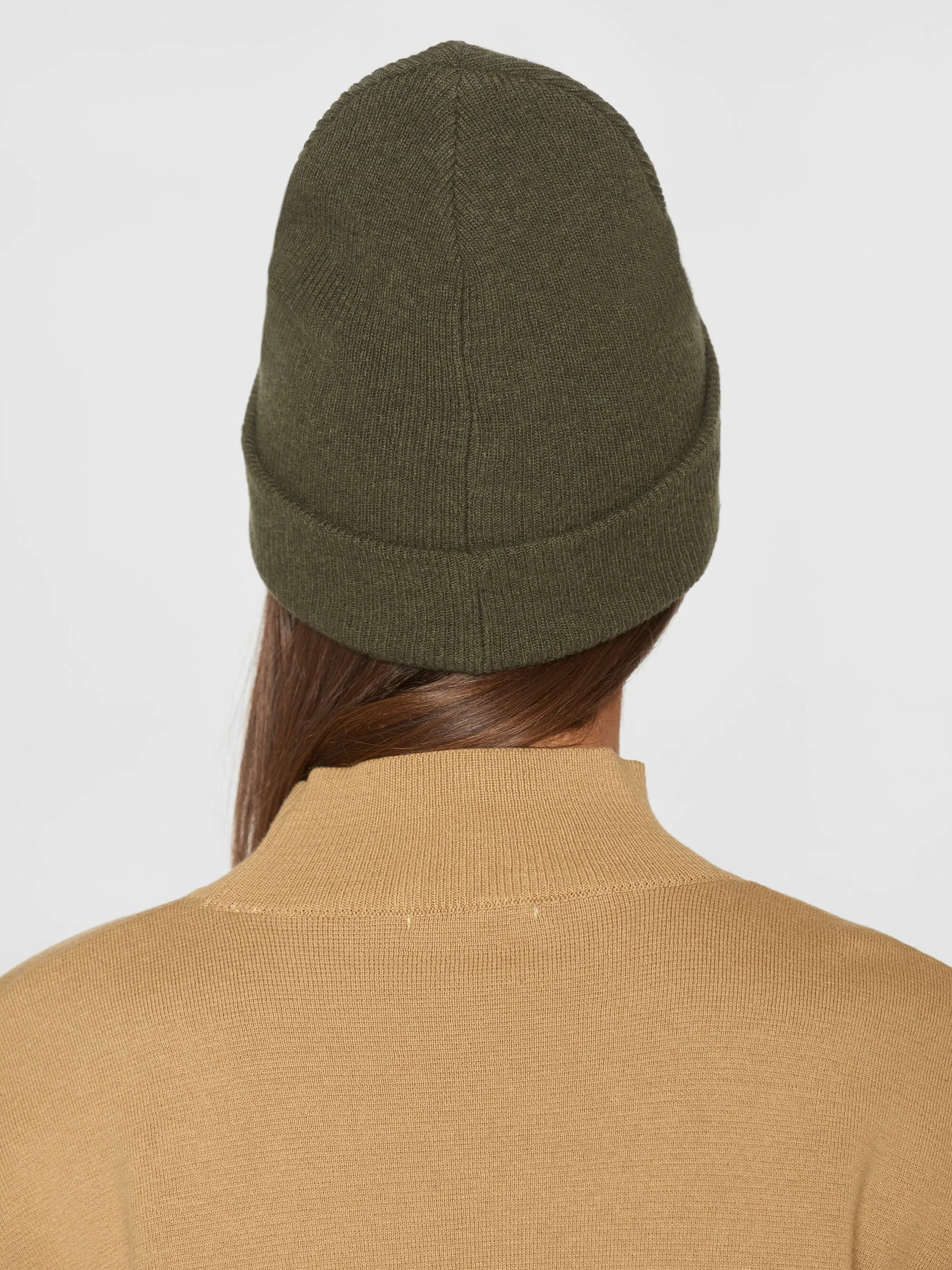 Double layer wool beanie - Forrest Night