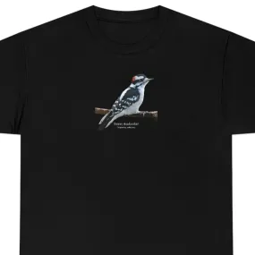 Downey Woodpecker (PS Dry Brush) Heavy Cotton Tee, Birds, Birding, Birder, Bird Watching, Bird Watcher, Birdwatcher Gifts,