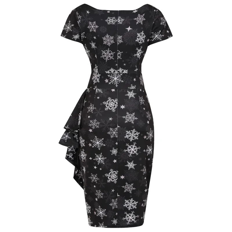 Elsie Dress - Snowflakes