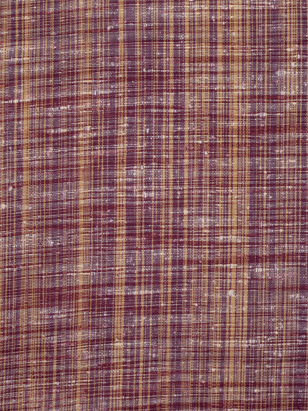 Ethnic Maroon Self Pattern Pure Khadi Fabric