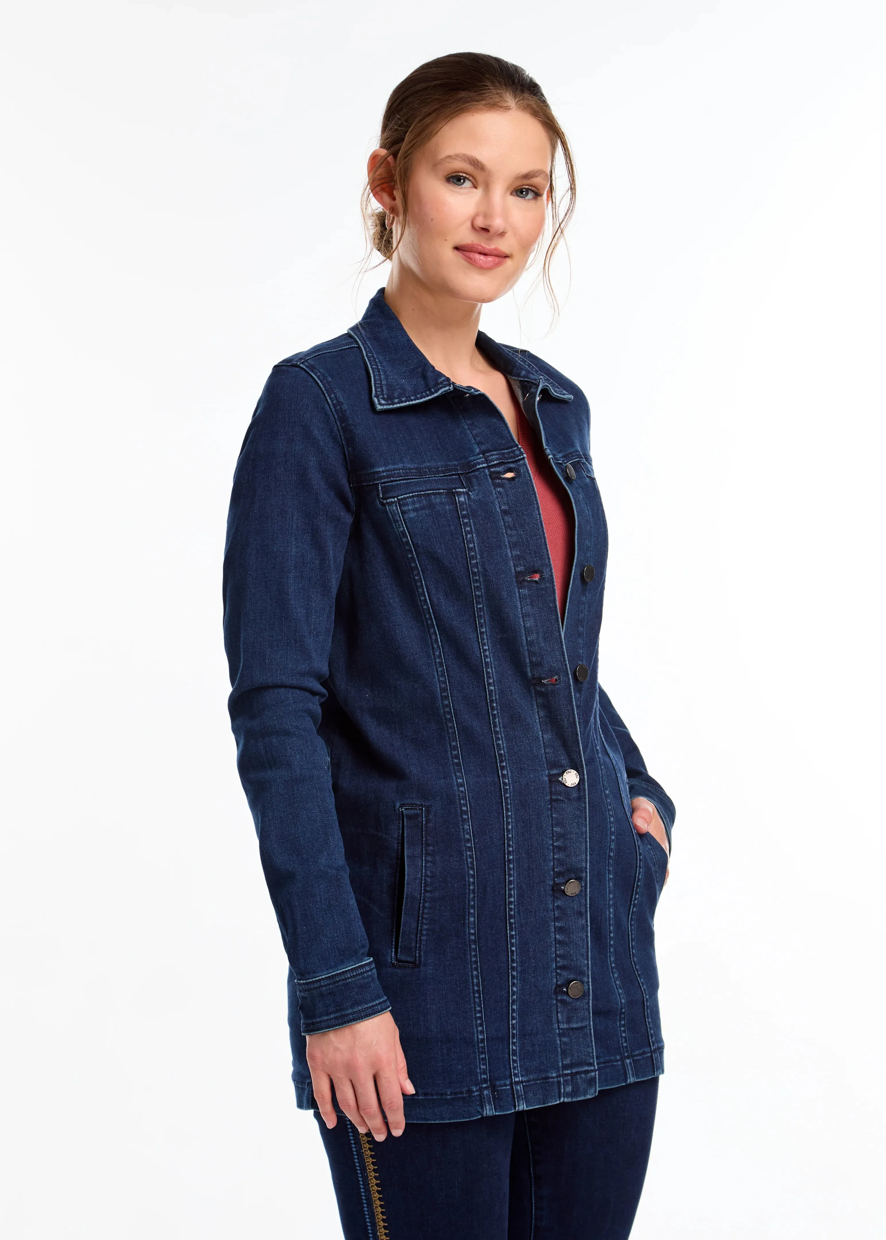 FDJ Long Denim Jacket SKU: 1825669--TWT-F24