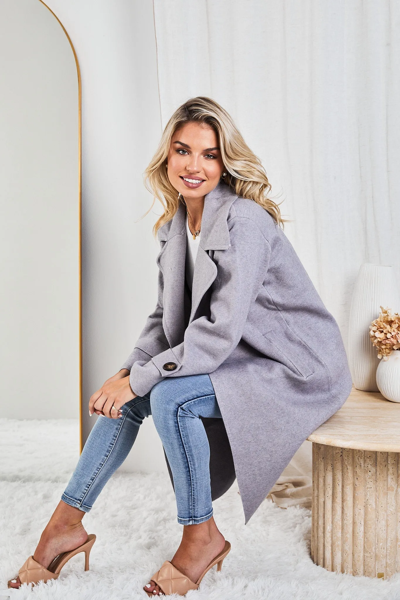 Fireplace Coat - Grey