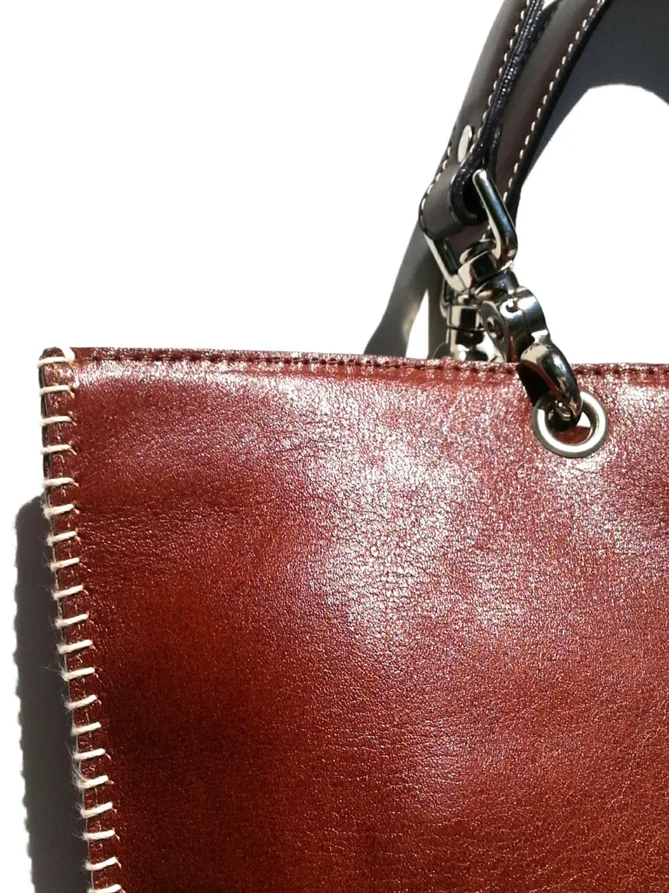 Gamidi Tote Florentine Vacchetta Cognac