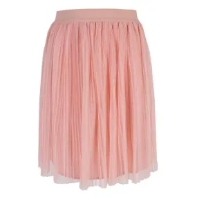 GIRLS PINK PLEATED TULLE SKIRT