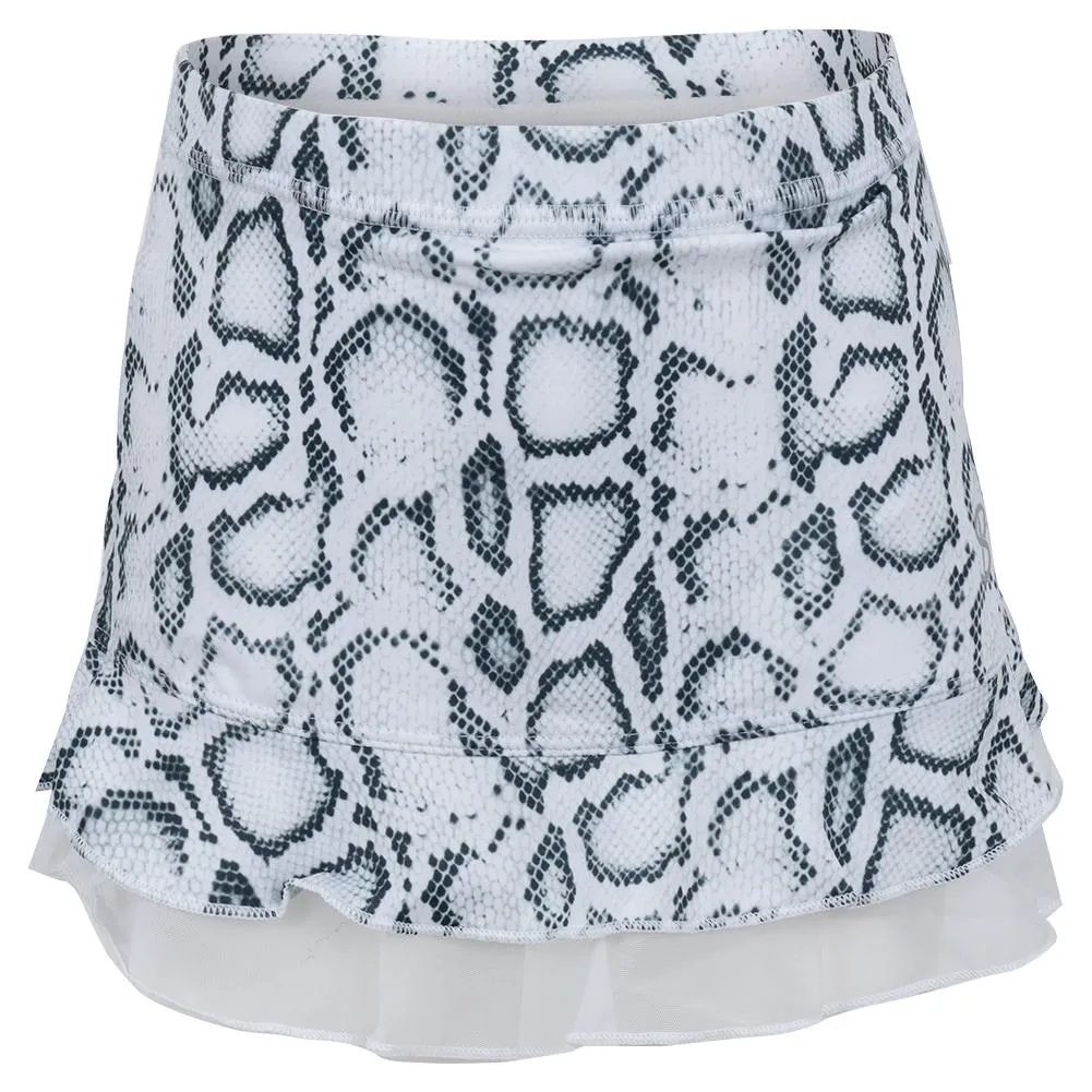 Girls' UV Colors Ruffle Tennis Skort Cobra