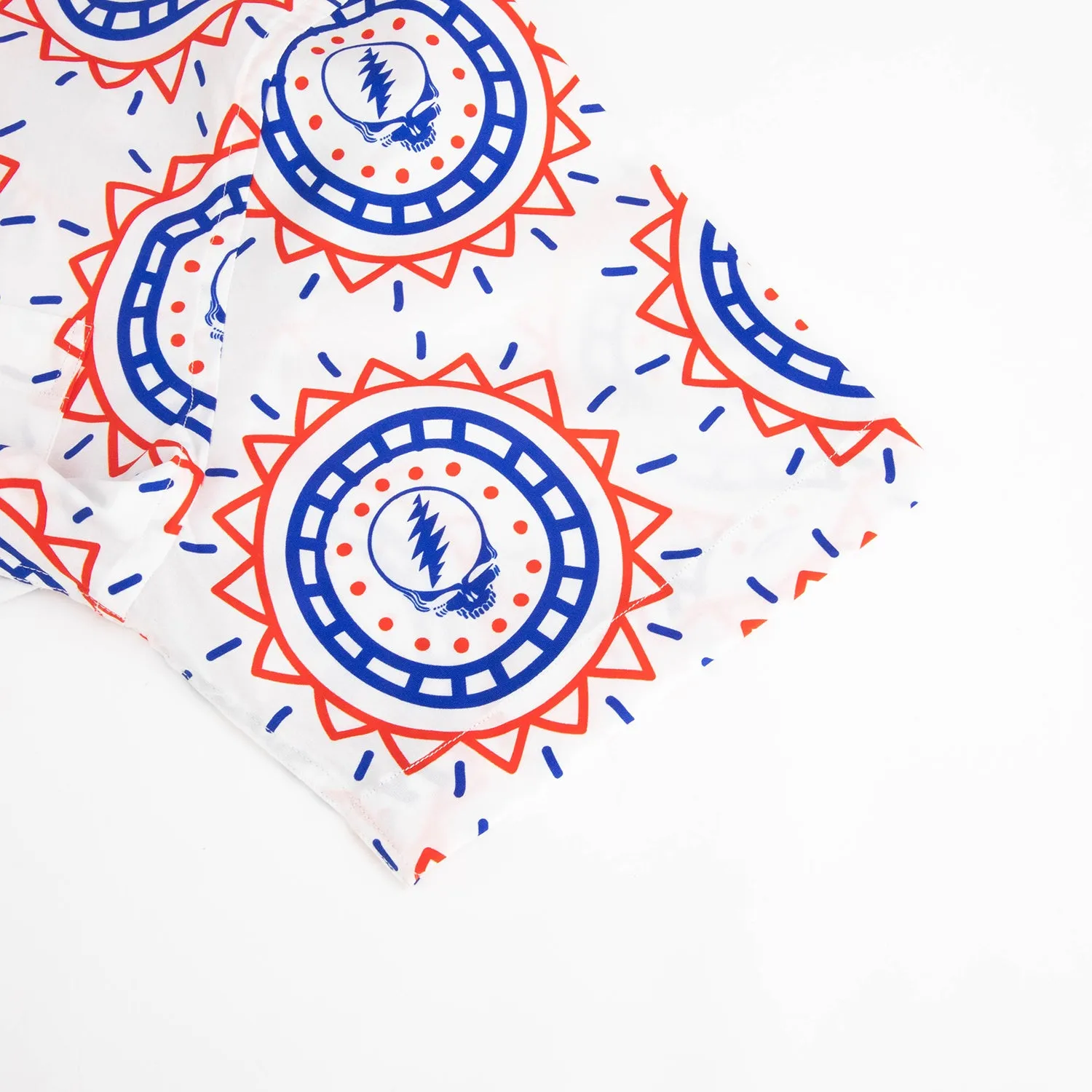 Grateful Dead | Classic Button Down | Steal Your Face Pattern