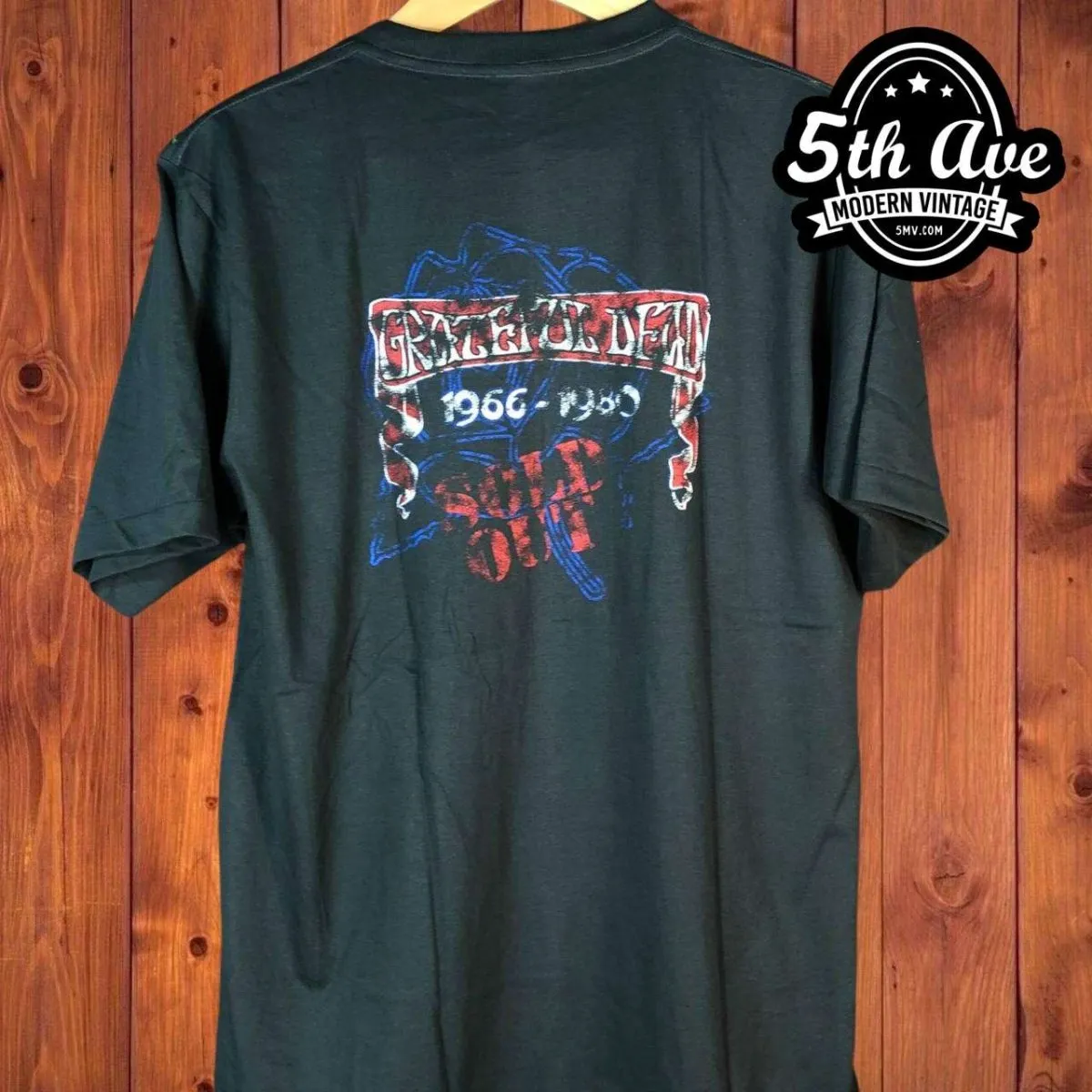 Grateful Dead Skeleton and Roses T-Shirt (1966-1980)