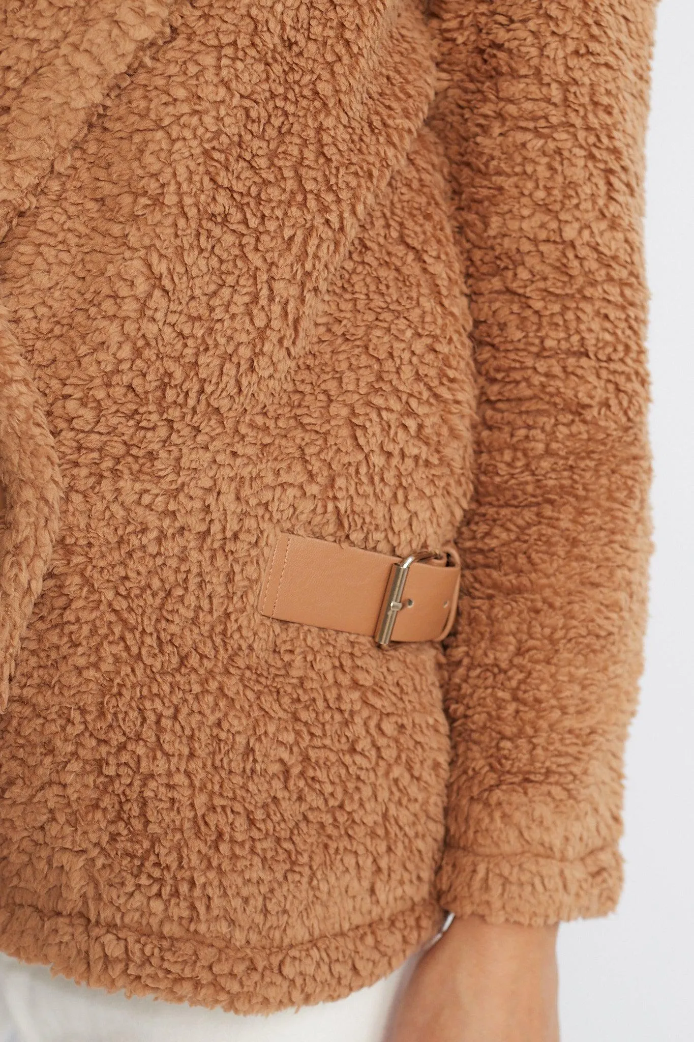 Grizelda Teddy Jacket - Tan