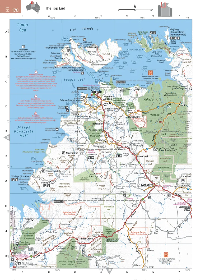 Hema Maps Australia Road & 4WD Atlas (Spiral Bound) - 252 x 345mm