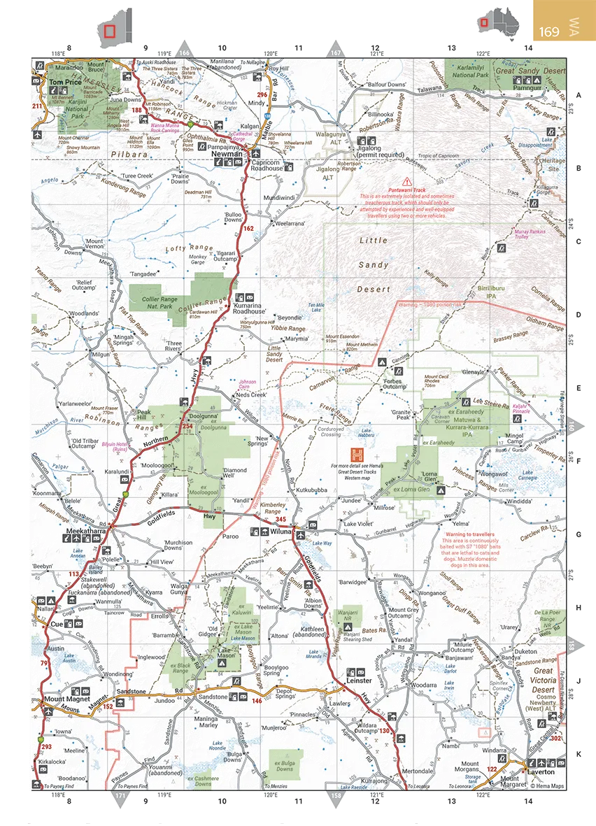 Hema Maps Australia Road & 4WD Atlas (Spiral Bound) - 252 x 345mm