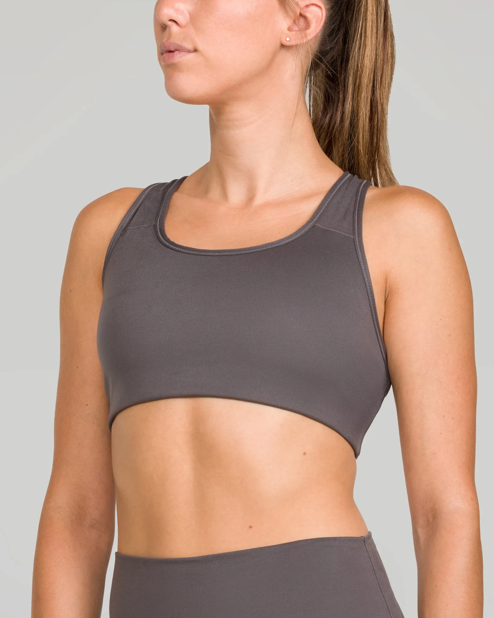 IAB Flex Sports Bra Charcoal