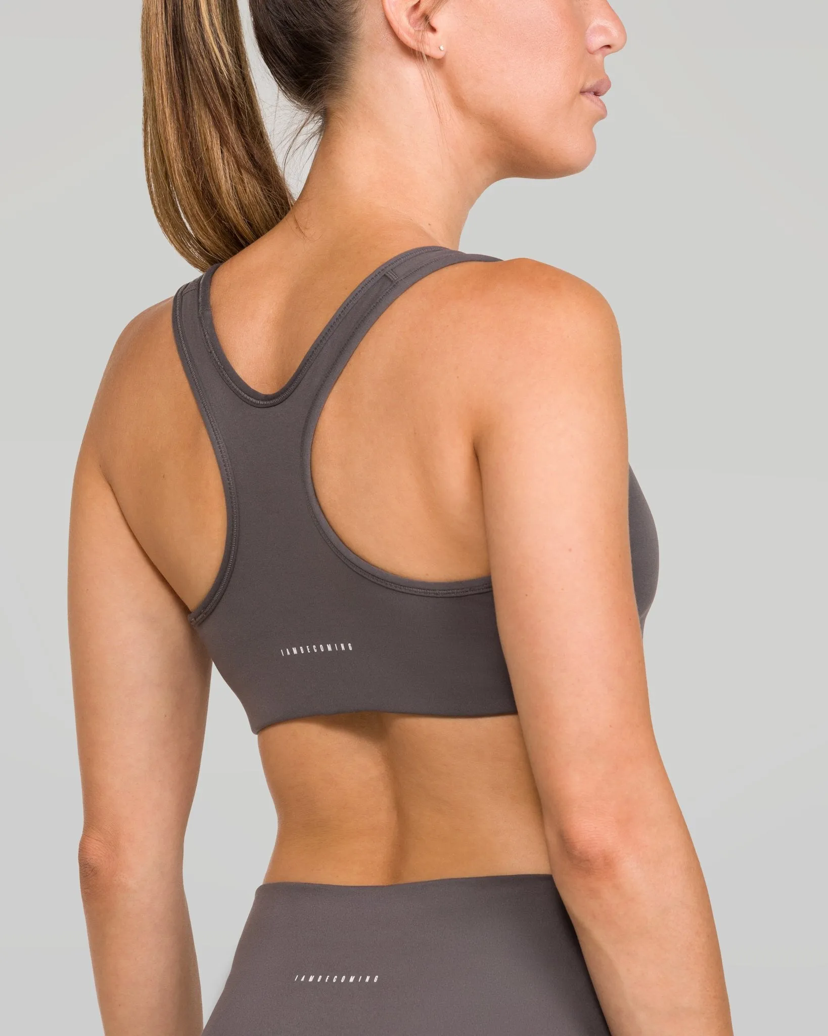 IAB Flex Sports Bra Charcoal