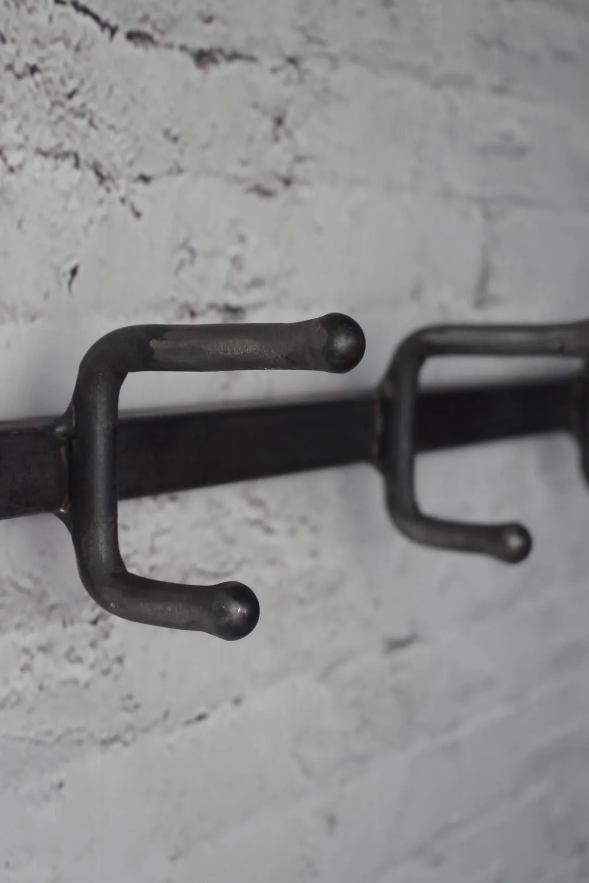 Industrial Hook Rail - Distressed