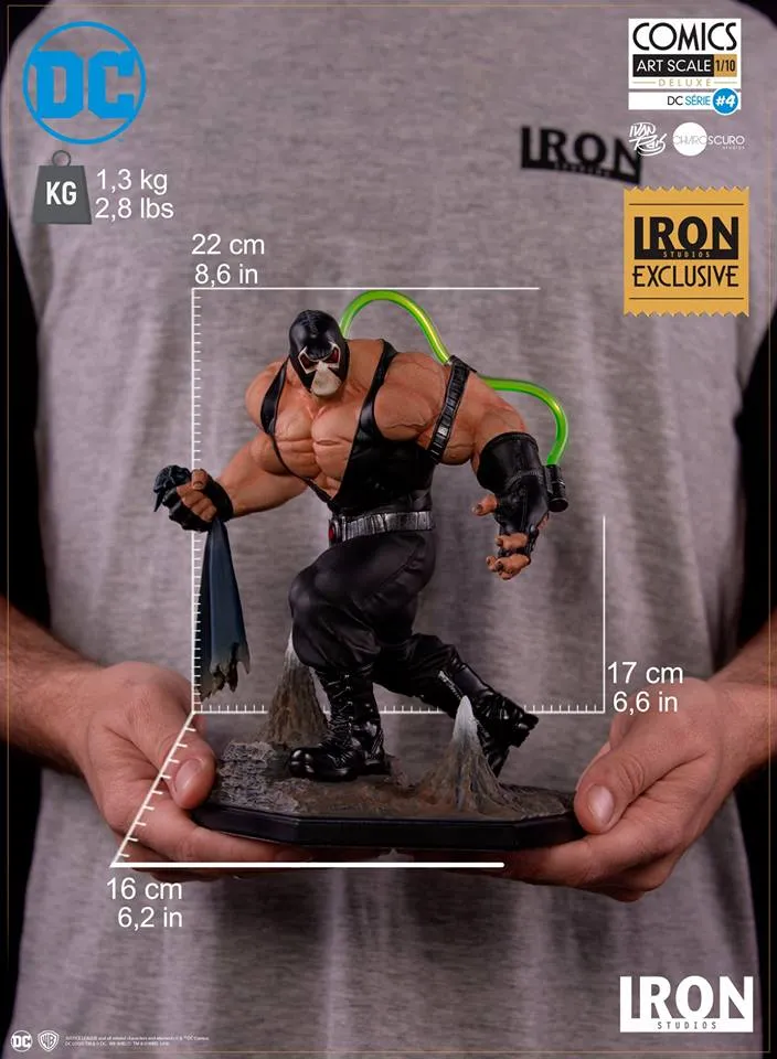 IRON STUDIOS BANE STATUE DELUXE 1/10 SCALE - ISBANEEX DCCDCG10718-10