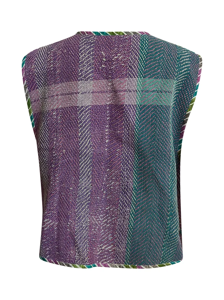 kantha vintage gillet kimaya