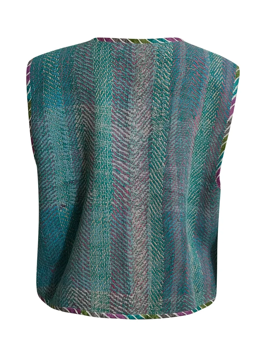 kantha vintage gillet kimaya