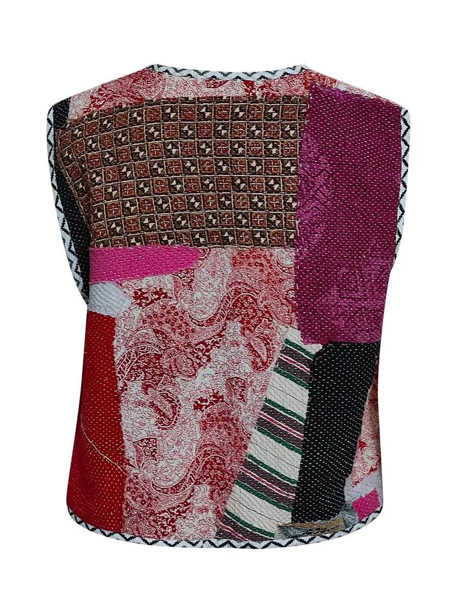 kantha vintage gillet sonam